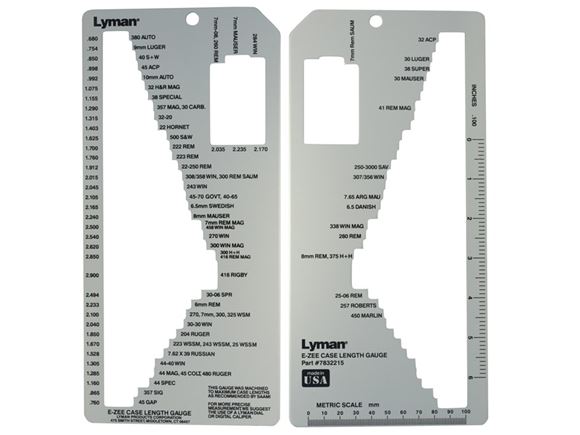 Lyman Case Prep Tools Case Gauges