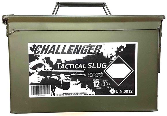 Challenger Tactical Target Slug Shotgun Ammunition
