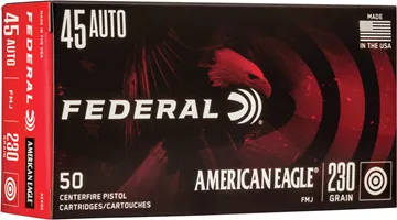 Federal American Eagle Pistol Ammunition