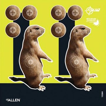 Allen EZ-Aim Non-Adhesive Splash Prairie Dog Target