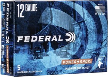 Federal Power-Shok Buckshot Load Shotgun Ammunition