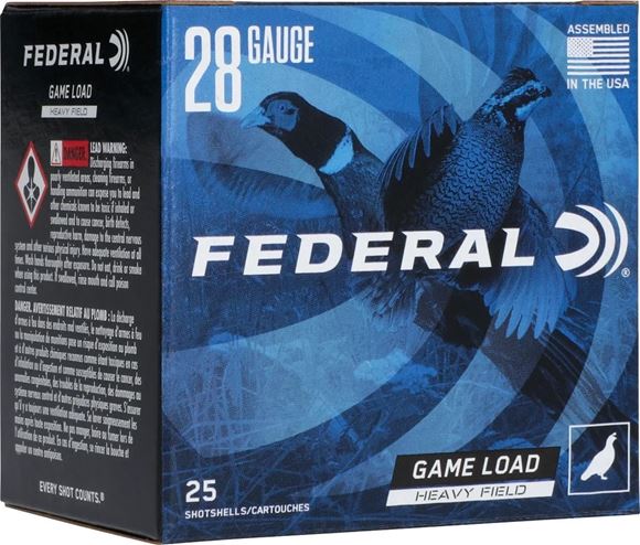Federal Game-Shok Upland Heavy Field Load Shotgun Ammunition