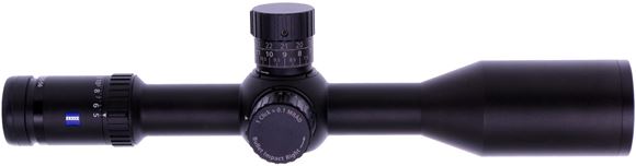 Used Zeiss LRP S5 Riflescope - 5-25x56mm, 34mm, Illuminated ZF-MRi Reticle (#16), Ballistic Stop Turret, 40.7 MRAD Total Elevation Adjustment & 24 MRAD Windage, .1 MRAD Click Value, Matte Black. Original Box, Excellent Condition