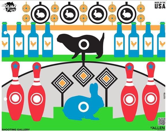 Allen EZ-Aim Non-Adhesive Splash Prairie Dog Target