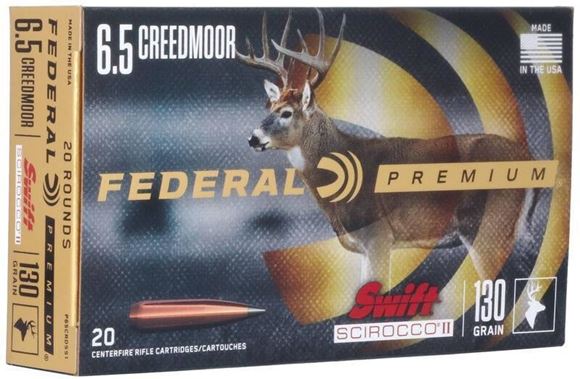 Federal Permium Swift Scirocco II Rifle Ammunition