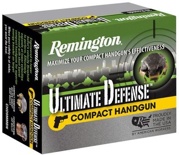Remington Ultimate Defense Pistol Ammunition