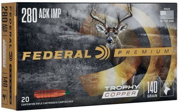 Federal Premium Trophy Copper Rifle Ammunition