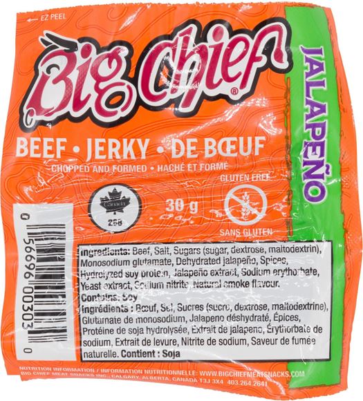 Big Chief Jalapenol Beef Jerky