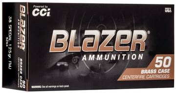 CCI Blazer Brass Pistol Ammunition