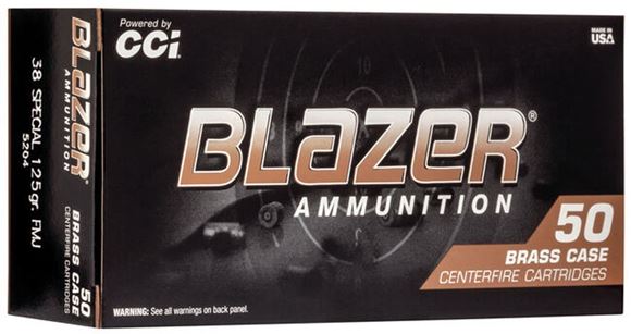 CCI Blazer Brass Pistol Ammunition