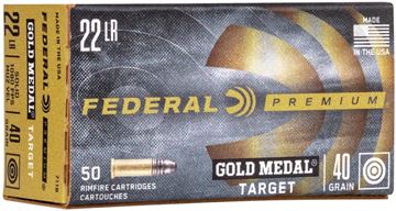 Federal Premium Gold Medal Rimfire Ammunition