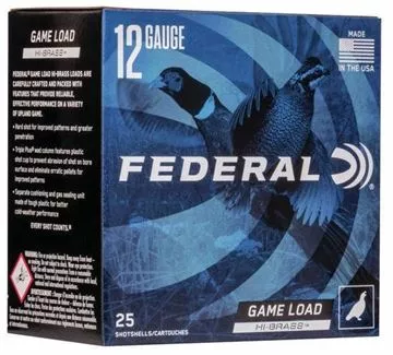 Federal Game-Shok Upland Hi-Brass Load Shotgun Ammunition