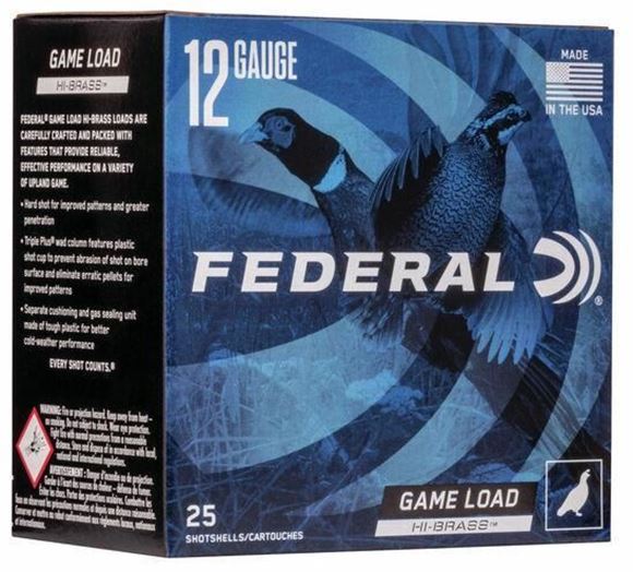 Federal Game-Shok Upland Hi-Brass Load Shotgun Ammunition