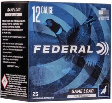Federal Game-Shok Upland Hi-Brass Load Shotgun Ammunition