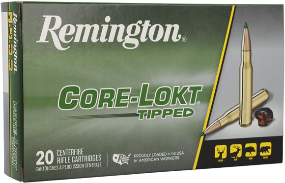 Remington Core-Lokt Tipped Centerfire Rifle Ammunition