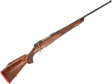 Used Schultz & Larsen Victory Bolt-Action 243 Win, 22" Threaded Barrel, Blued, Wood Stock, Also Includes Spare 270 Win 25" Barrel, One Mag, Hard Case - Very Good Condition