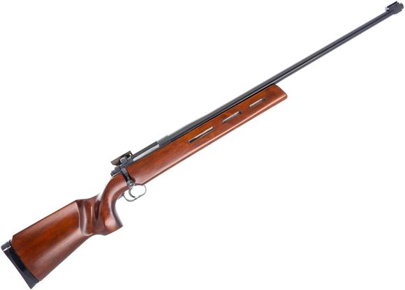 Used Sportco Model 44 (Mfg. By Omark Australia) Bolt-Action Rifle - 7.62x51mm, 26", Blued, Custom Wood Target Stock w/ Bottom Rail, Precision (John Wilkes) Aperture Sight w/ Inserts, Extra Bolt Index Pin, Good Condition